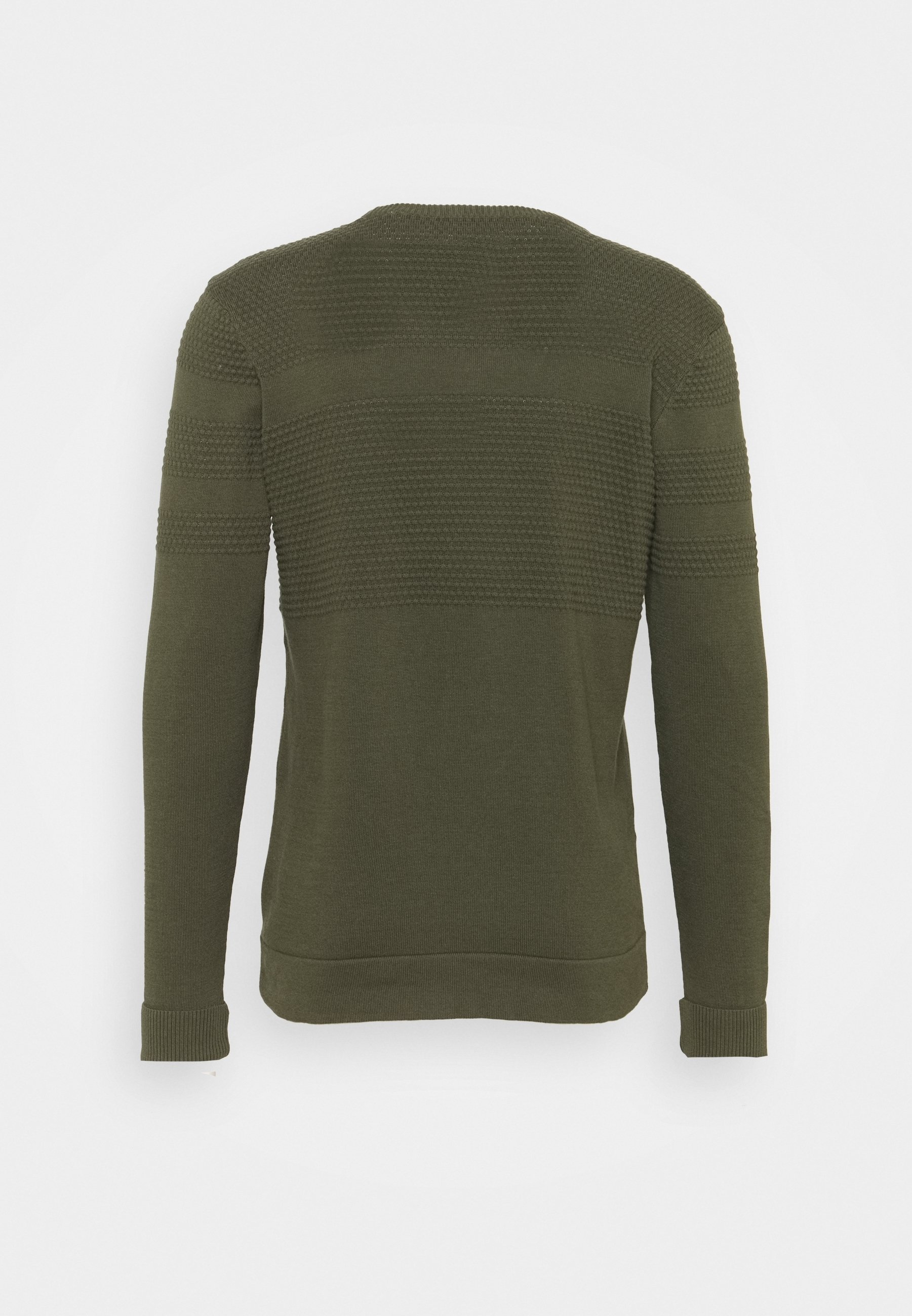 KnowledgeCotton Apparel trui - donkergroen