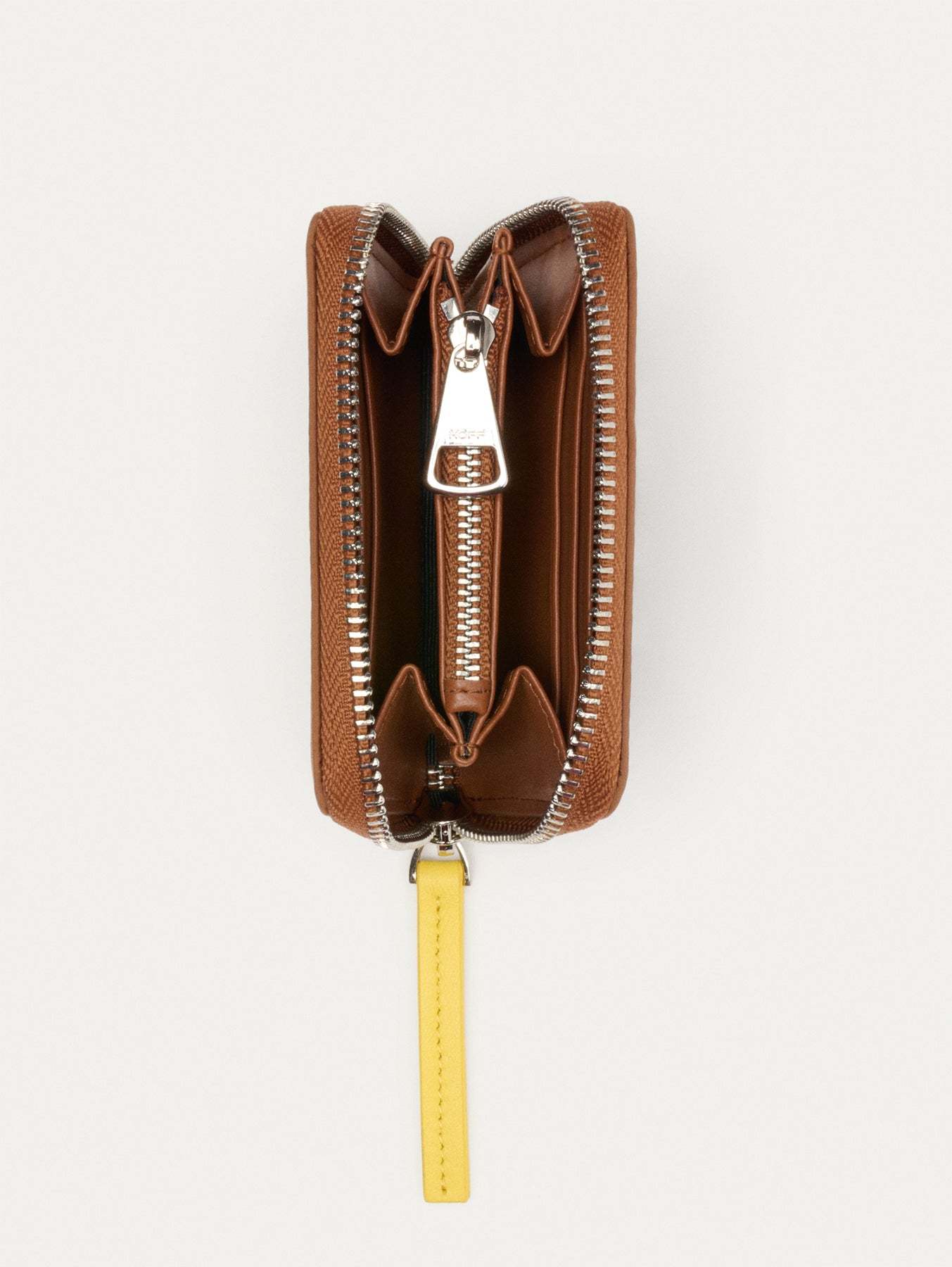 CARTERA NYLON LOGO MARRÓN