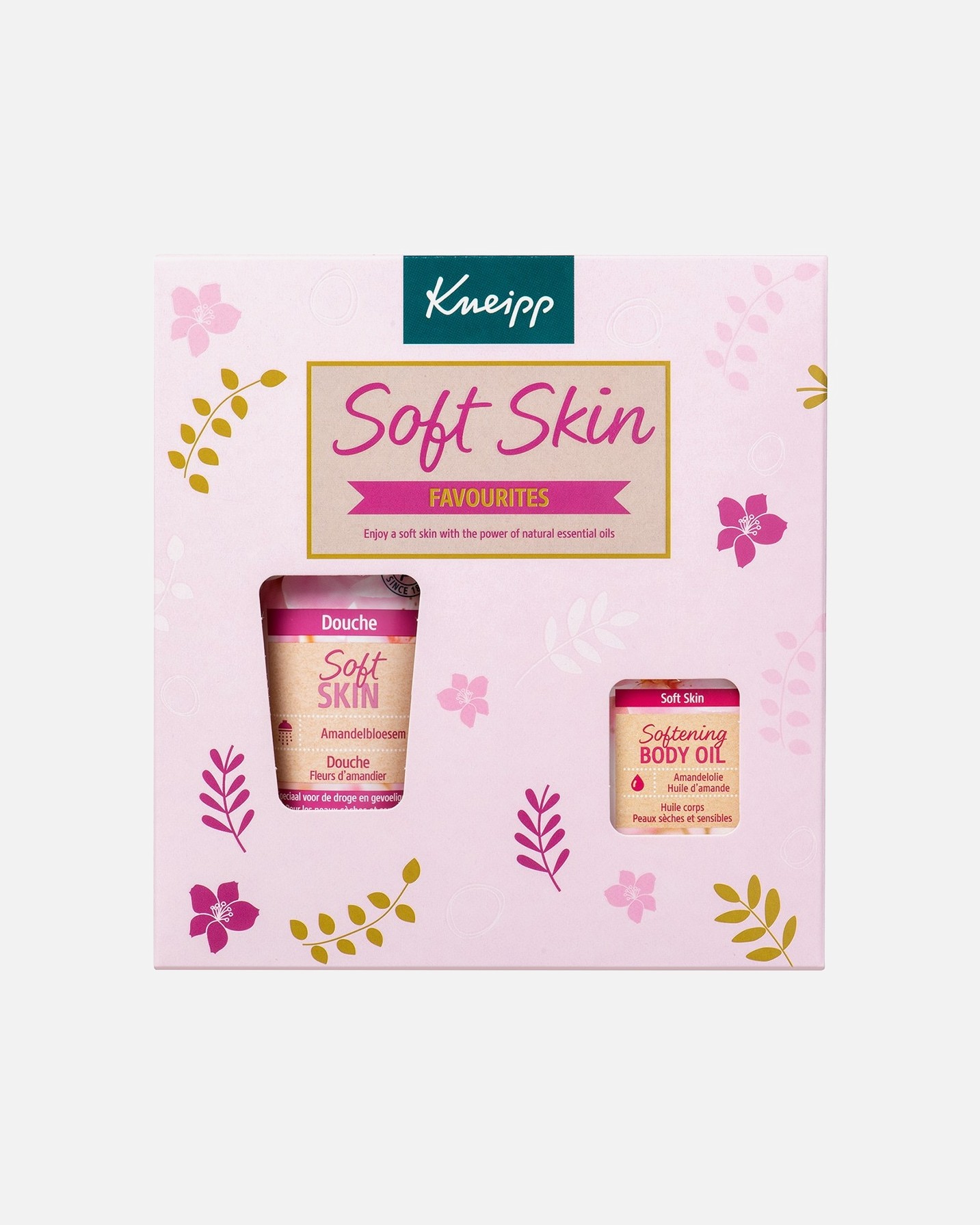 Kneipp set za njegu tijela Poklon set za osjetljivu kožu Cvijet badema - 1 komad