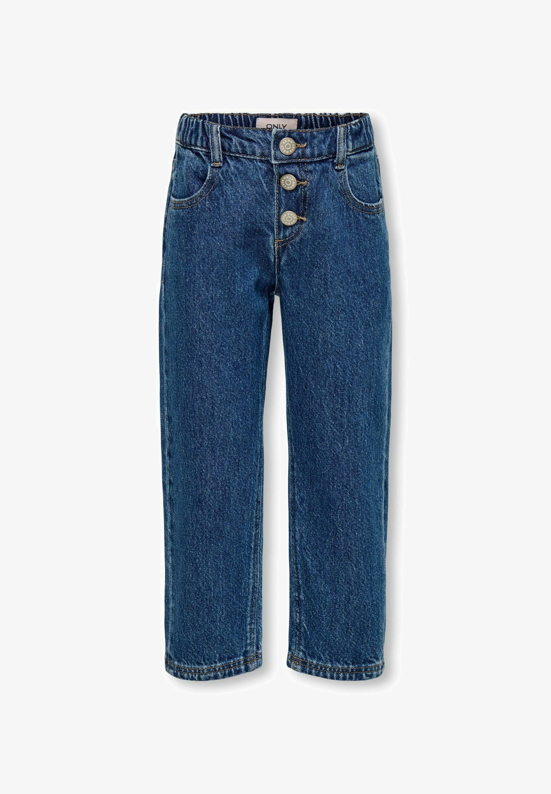 ALLEEN MINI KMG VALENTINE Gerade geschnitten - Jeans met rechte pijpen - mediumblauw denim