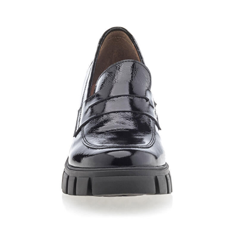 Svarta loafers/båtskor för kvinnor