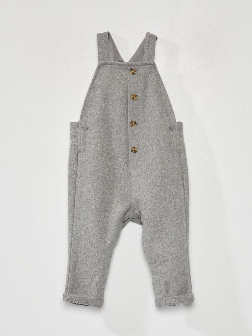 Peto de franela - GRIS