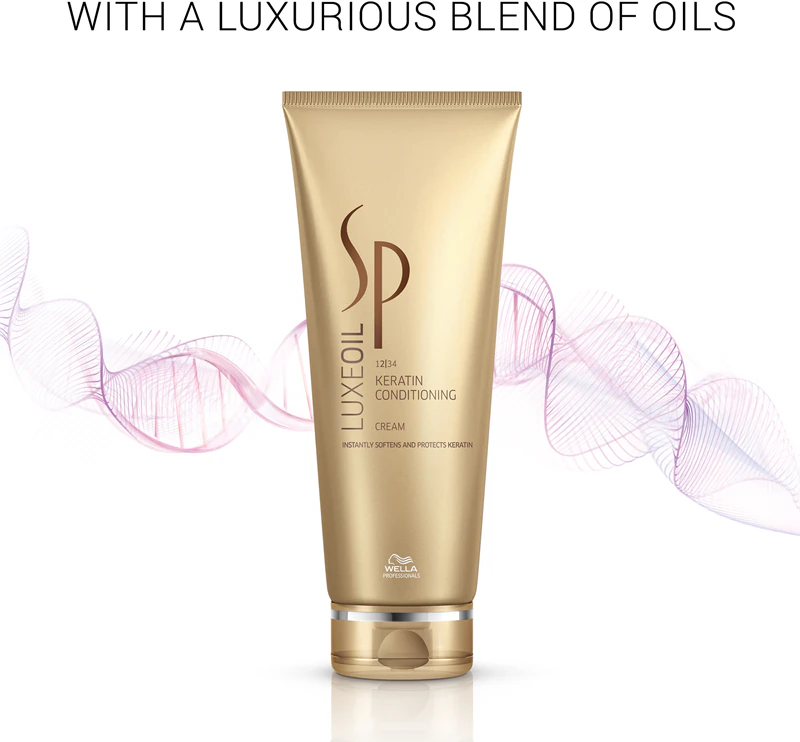 Condicionador Wella Professionals SP Luxe Oil com Queratina para Cabelos Danificados
