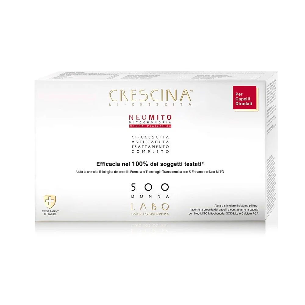 CRESCINA Crescina Super Formula 500 vrouw 20 flessen