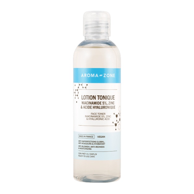 Niacinamide 5%, zink en hyaluronzuur tonic lotion