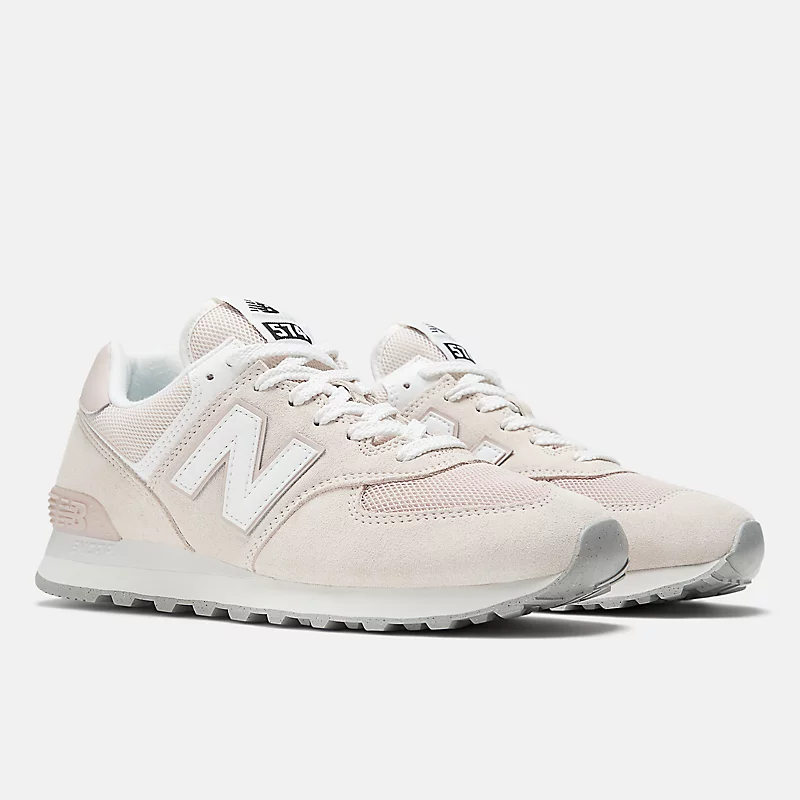 Unisex 574 - Růžová s bílou