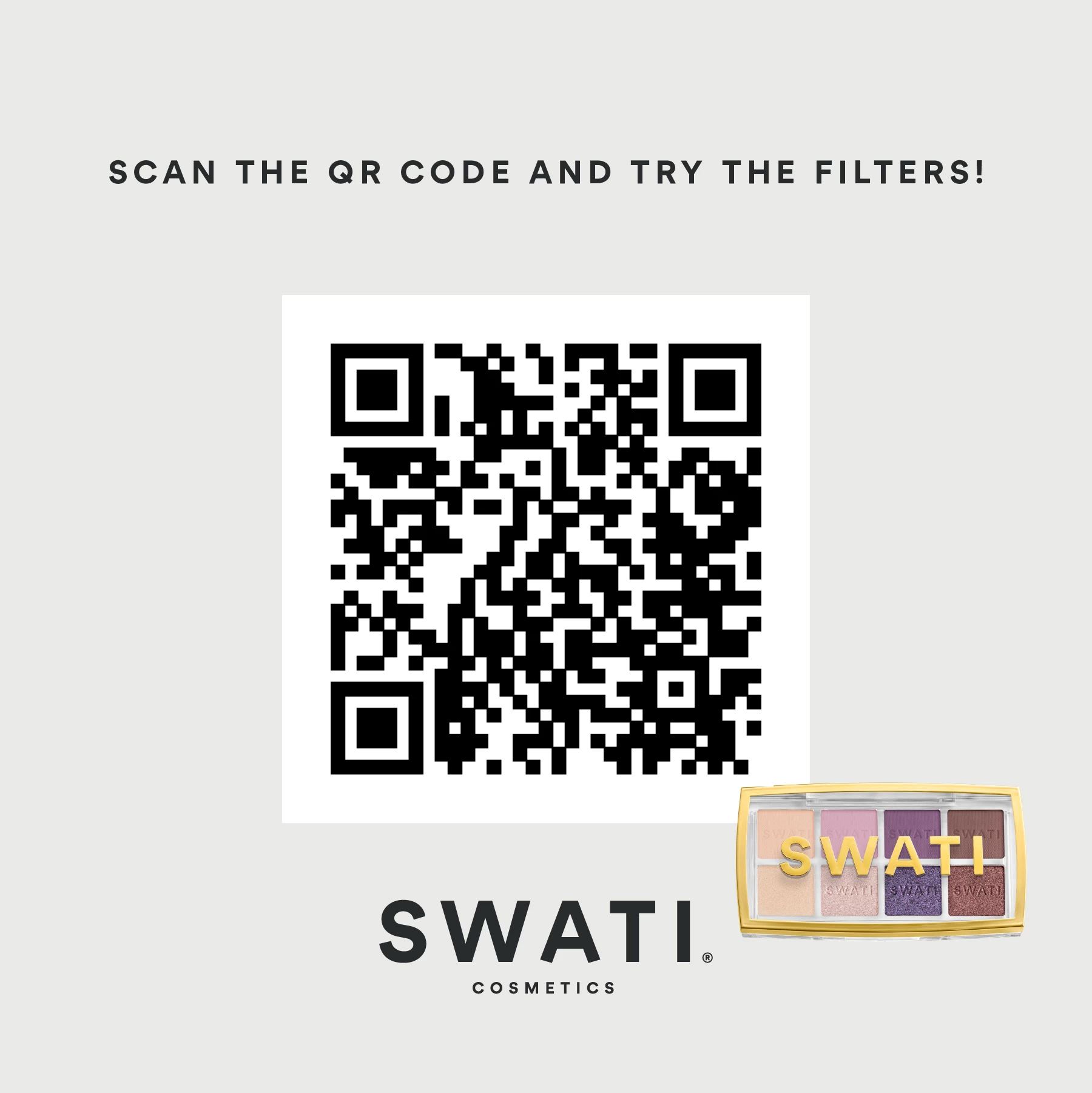 Paletă fard de pleoape Amethyst - SWATI Cosmetics