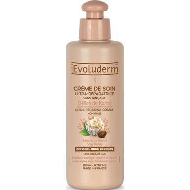 „Evoluderm Délice“ nenuplaunamas kondicionierius su taukmedžio sviestu, 200 ml