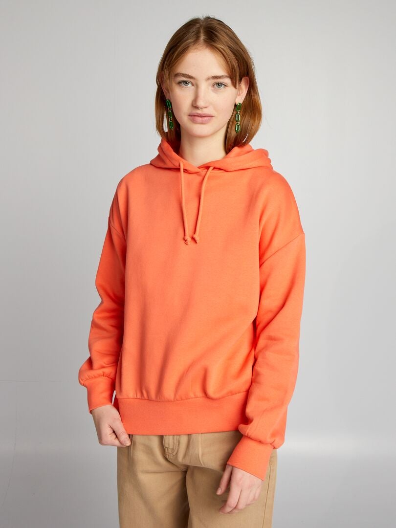 Sudadera con capucha estampada - ROSA