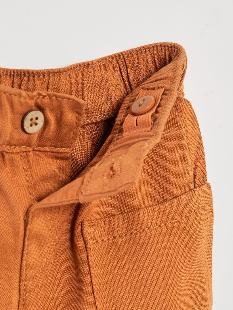 Lichtgewicht broek met meerdere zakken - ORANJE