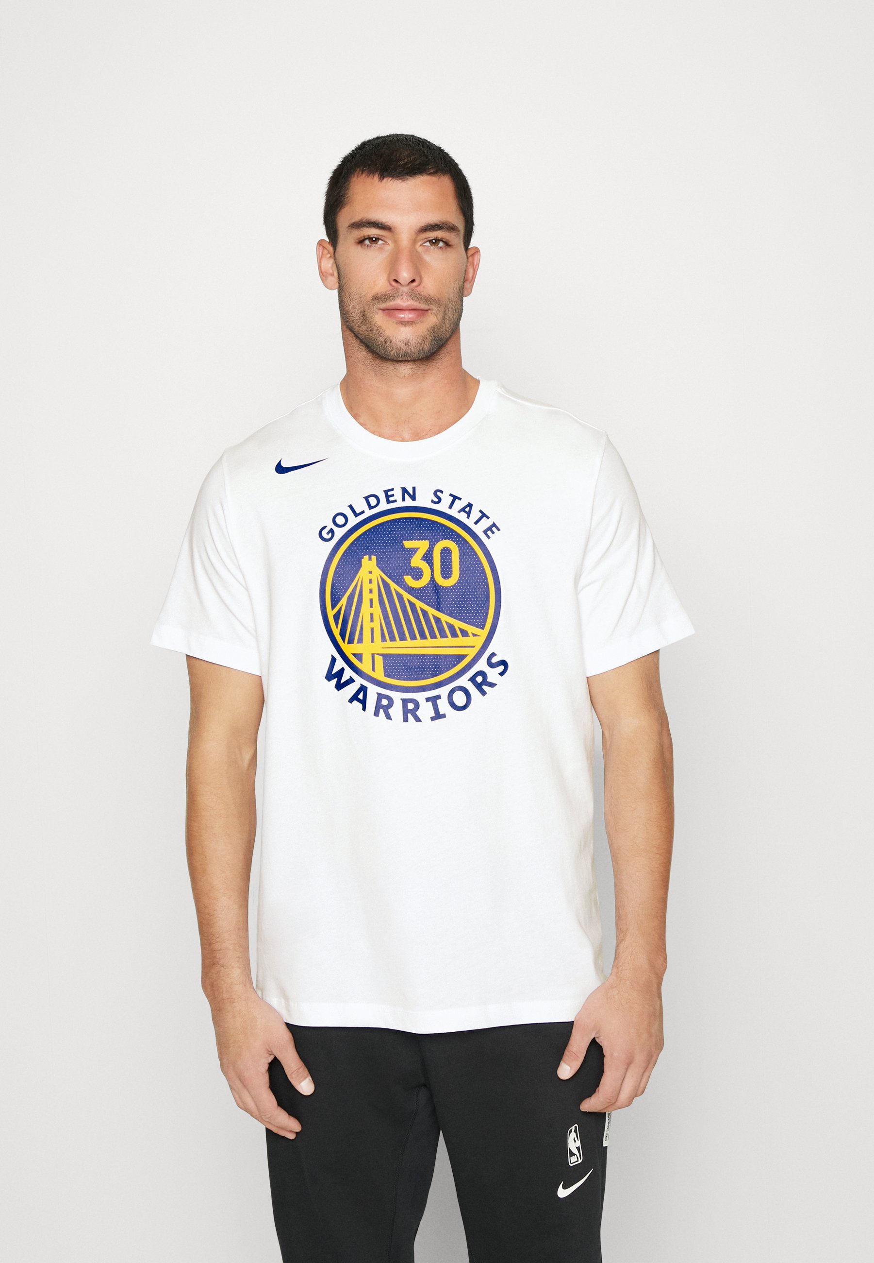 Koszulka Nike Performance NBA GOLDEN STATE WARRIORS STEPH CURRY z imieniem i numerem - Koszulka z nadrukiem - biały/curry stephen