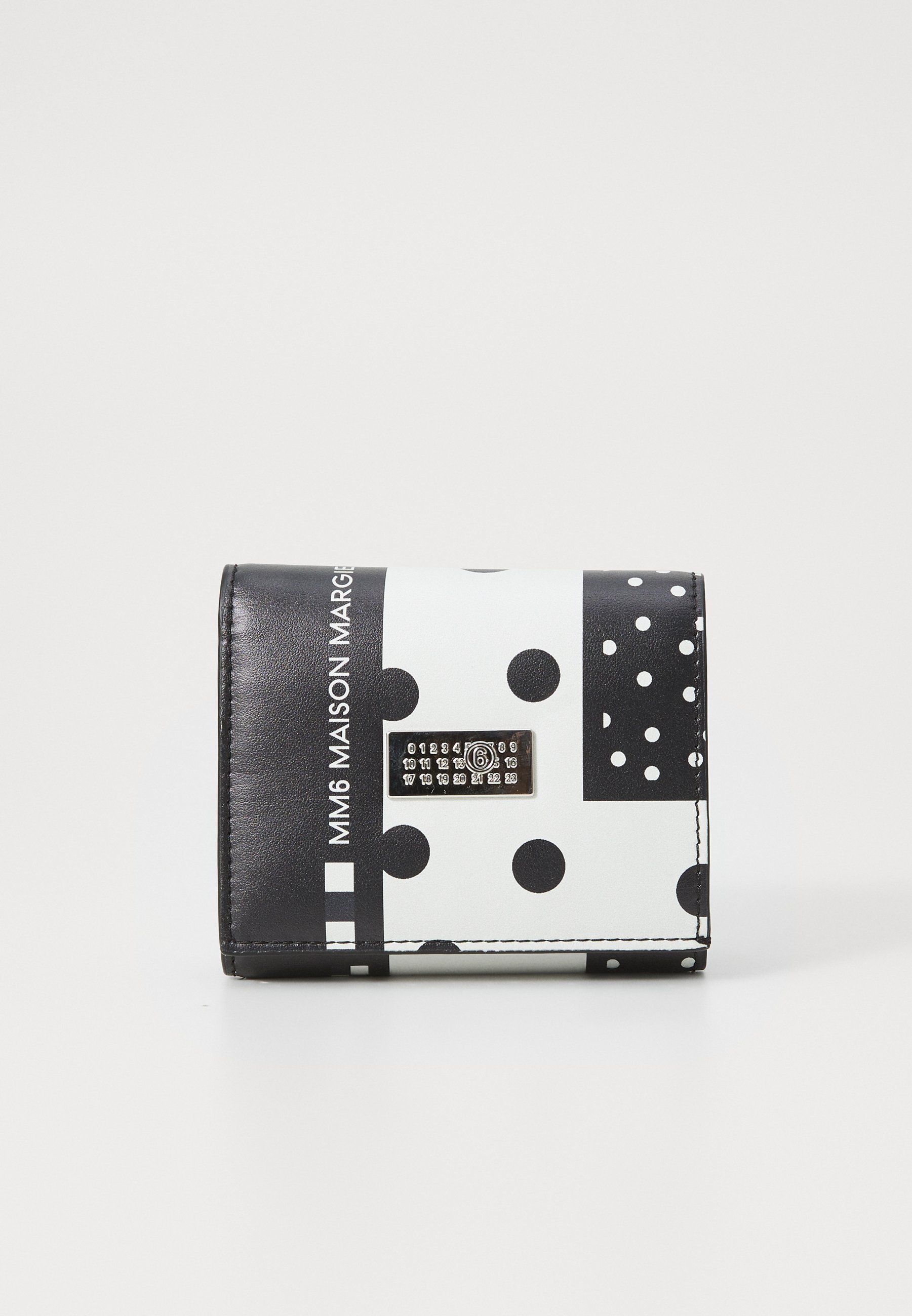 MM6 Maison Margiela TRIFOLD WALLET UNISEX - Portemonnee - wit/zwart