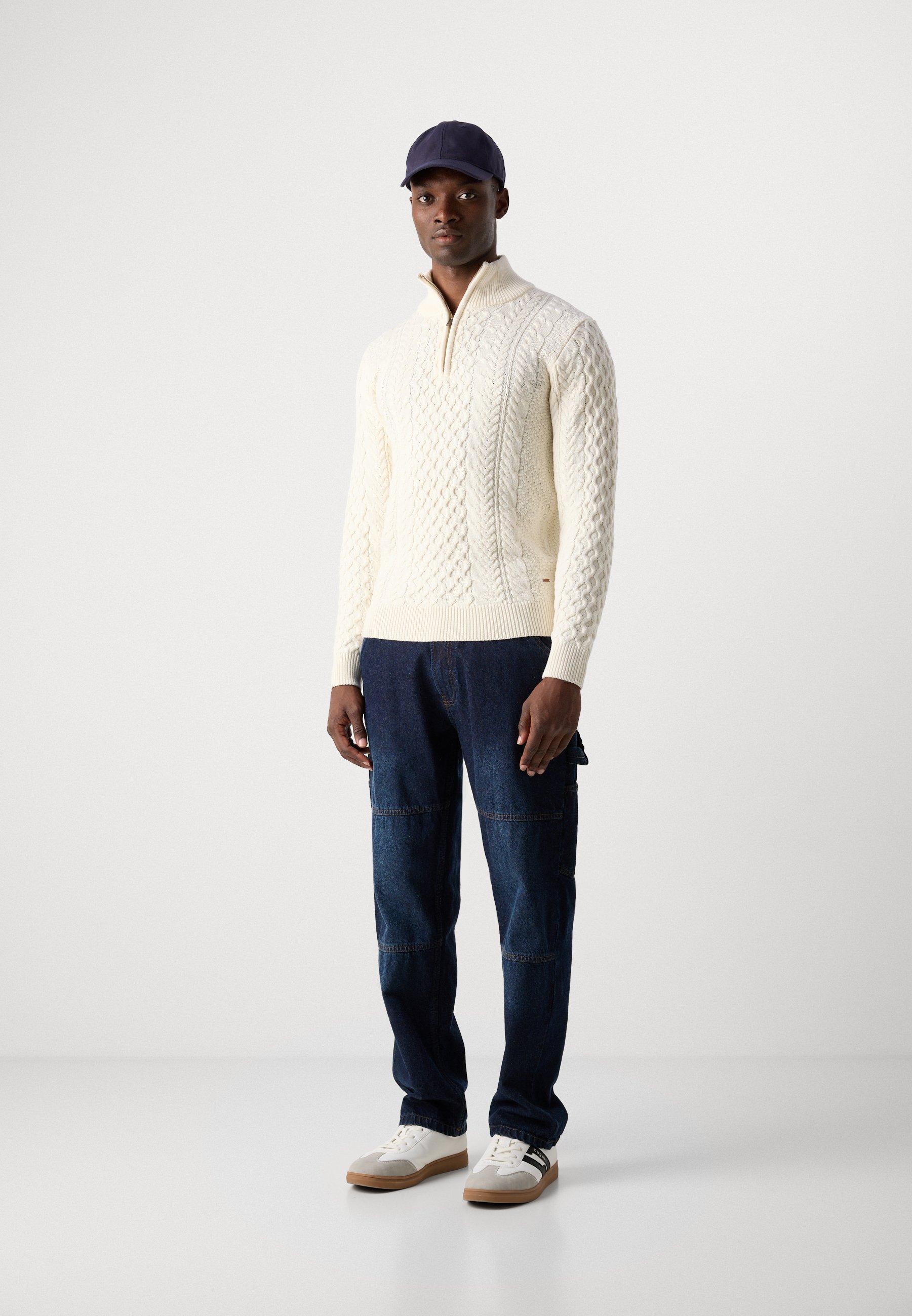 INDICODE JEANS Maglia - ghiaccio vanigliato