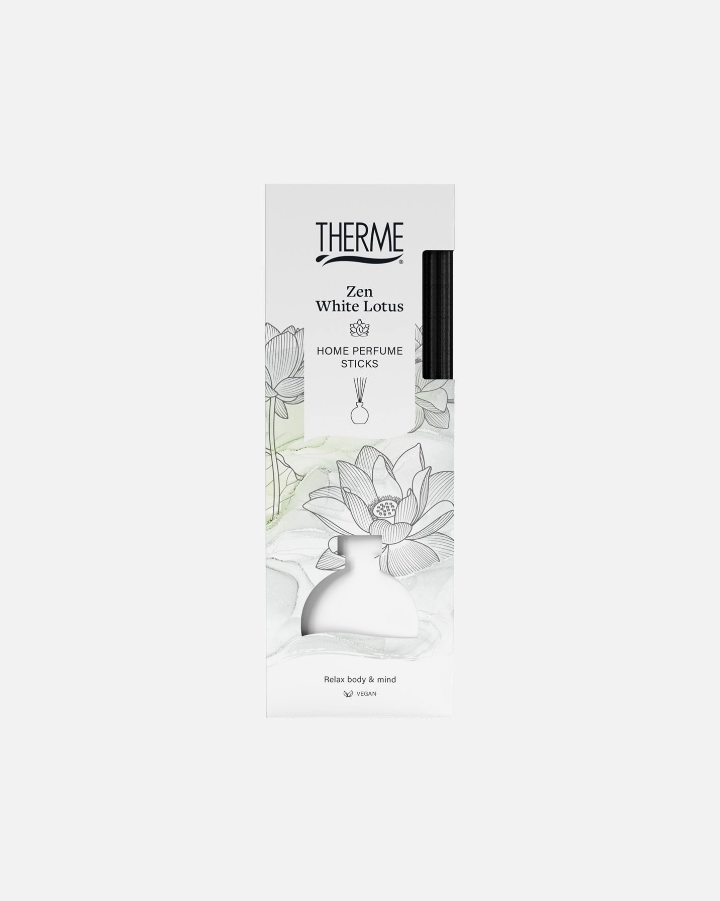 THERME Zen White Lotus kambario kvapo lazdelės - 150 ml - papildymo pakuotė