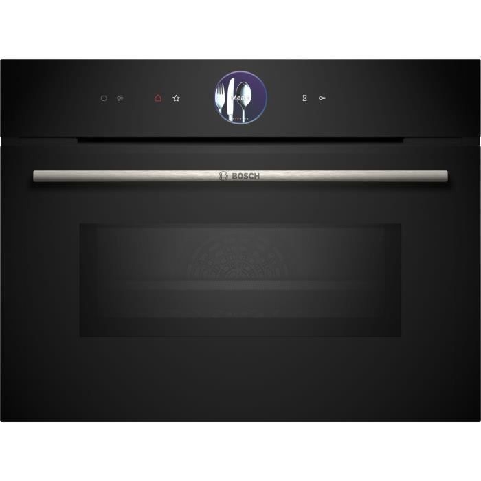 Forno a microonde combinato da incasso BOSCH SER8 - CMG7761B1 - Nero - 45 L - 20 programmi di cottura