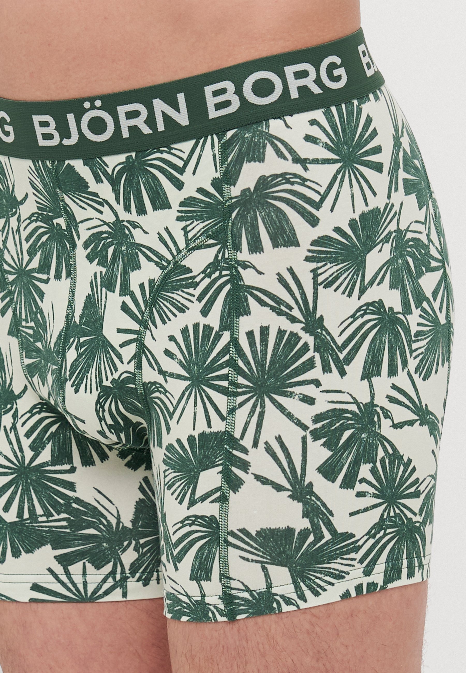 Lot de 3 shorts Björn Borg - vert foncé/noir
