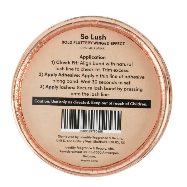 Umělé řasy Oh My Lash So Lush Black Faux Mink, individuální