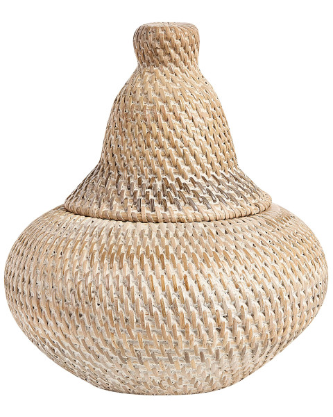 Koszyk do przechowywania rattanowy 25 cm naturalny