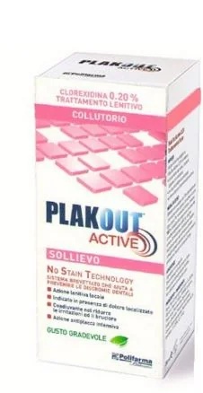 EMOFORM Bain de bouche Emoform Plak Out Soulagement Actif 200 ml à action intensive contre la plaque dentaire
