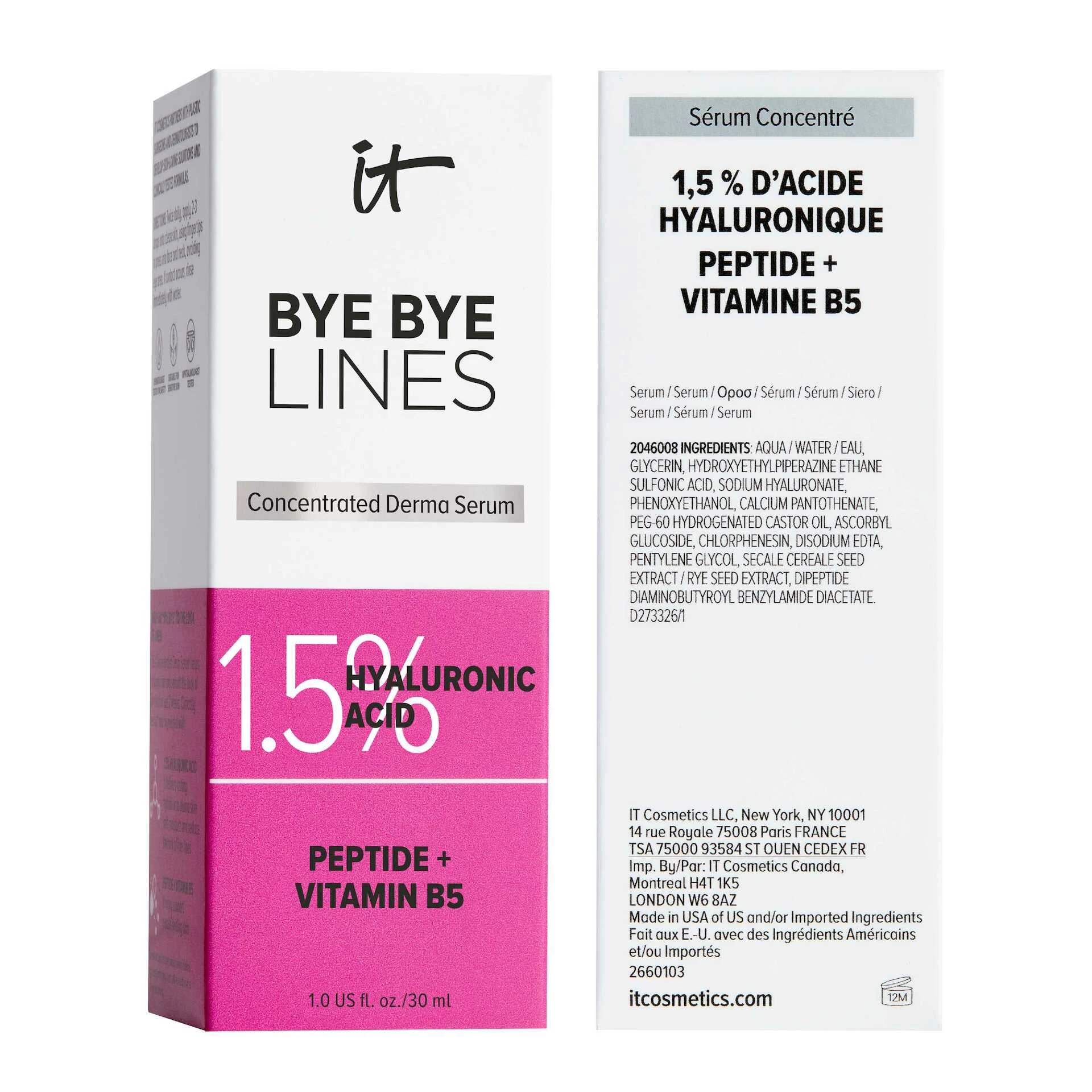 Ser cu acid hialuronic Bye Bye Lines 30 ml - IT Cosmetics