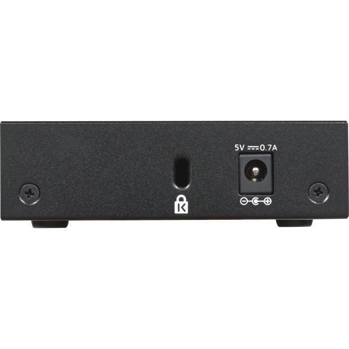 Switch Ethernet metálico NETGEAR GS305-300PES com 5 portas Gigabit (10/100/1000)