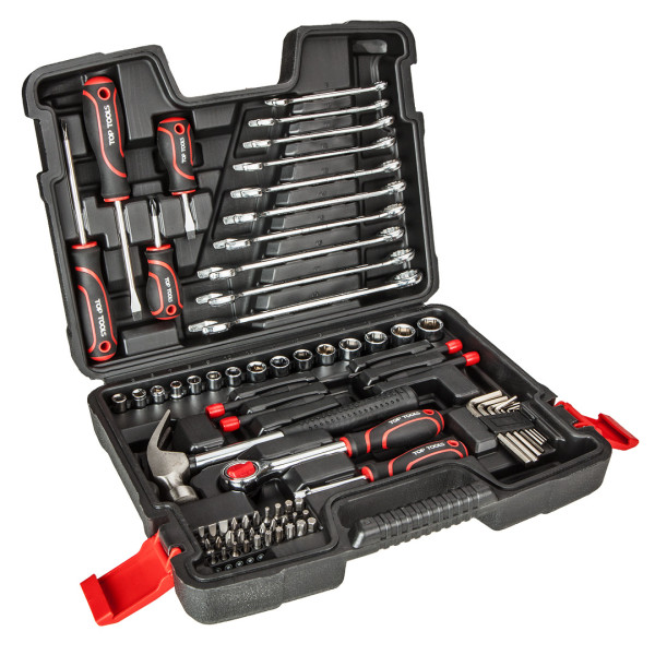 Zestaw narzędzi 1/4, 3/8 73 szt. TOP TOOLS 38D500