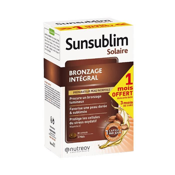 Nutreov Physcience Sunsublim Solaire Bronzage Intégral 90 capsules