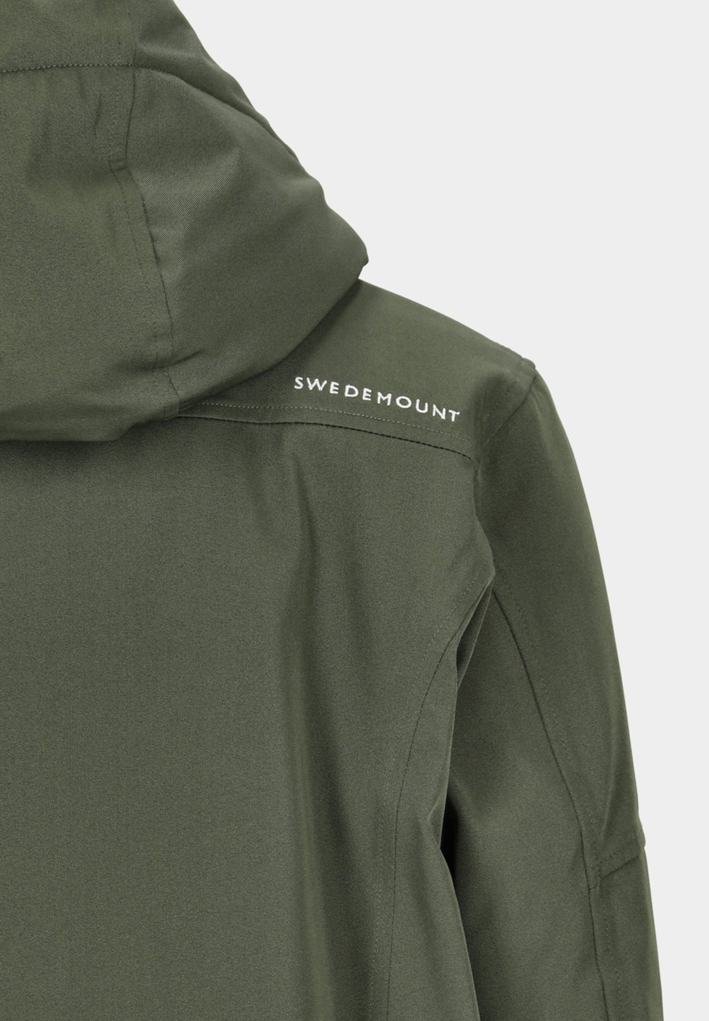 Swedemount ANTON - Veste de snowboard - vert olive foncé jaune moutarde