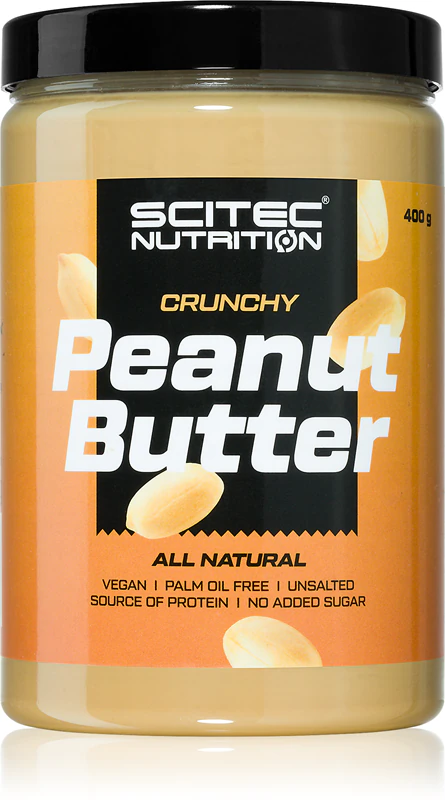 Scitec Nutrition Peanut Butter crunchy doplněk stravy arašídové máslo 100%
