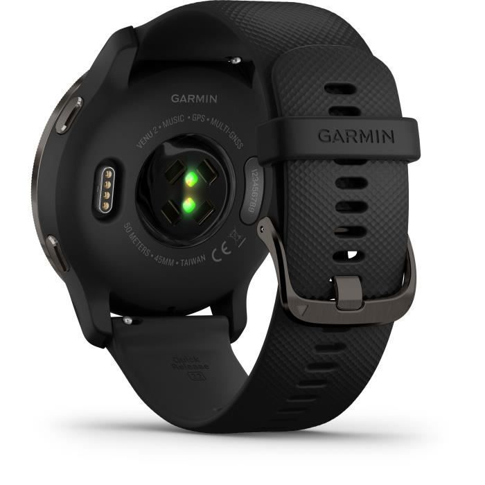 Garmin Venu 2 Gray smartwatch with black band