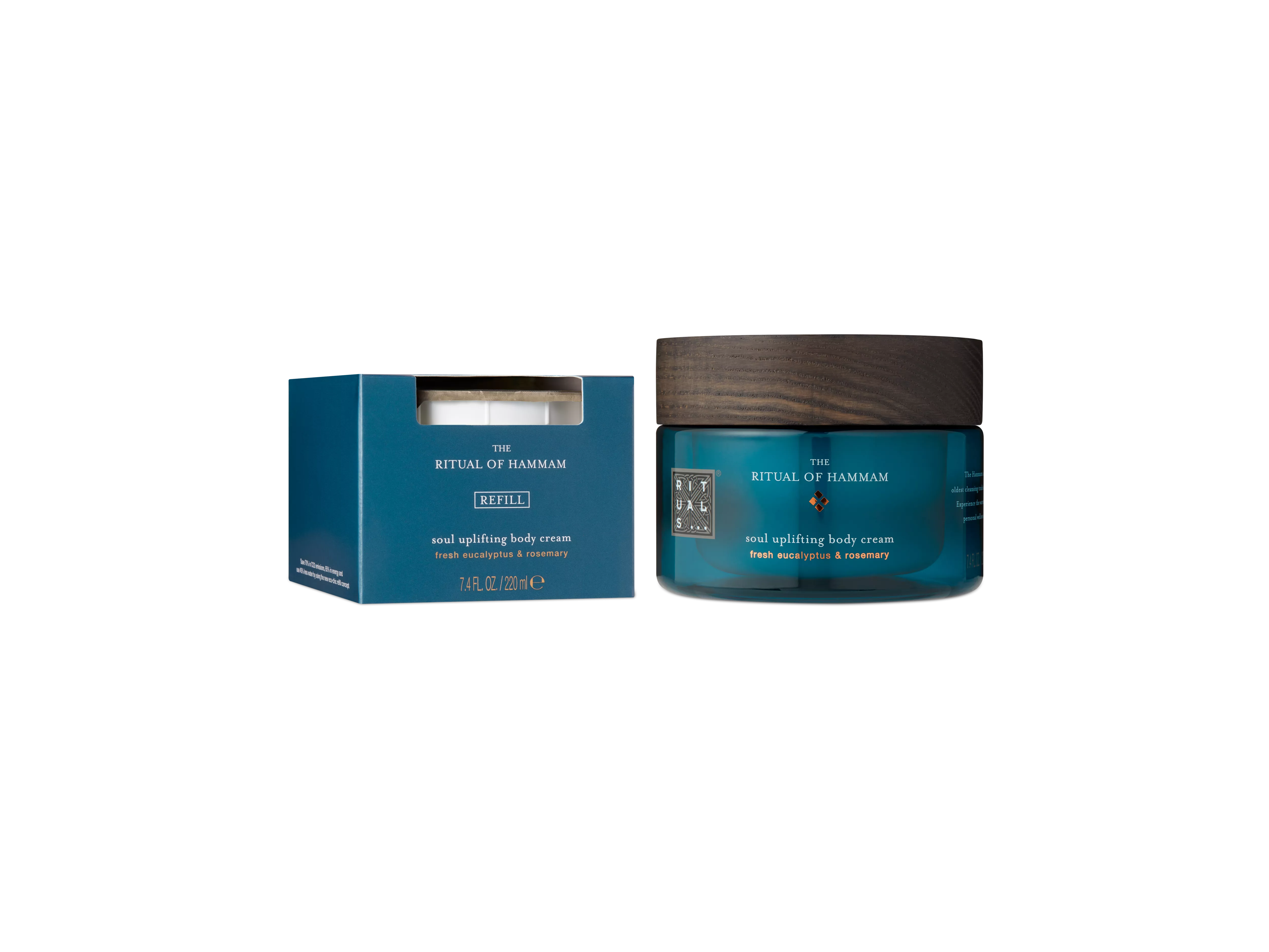 Crema corporal y paquete de recarga