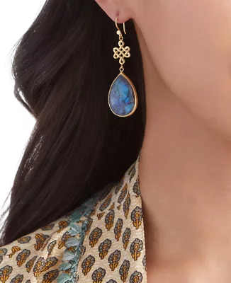House of Rituals Infinity Pear Cut Earrings
