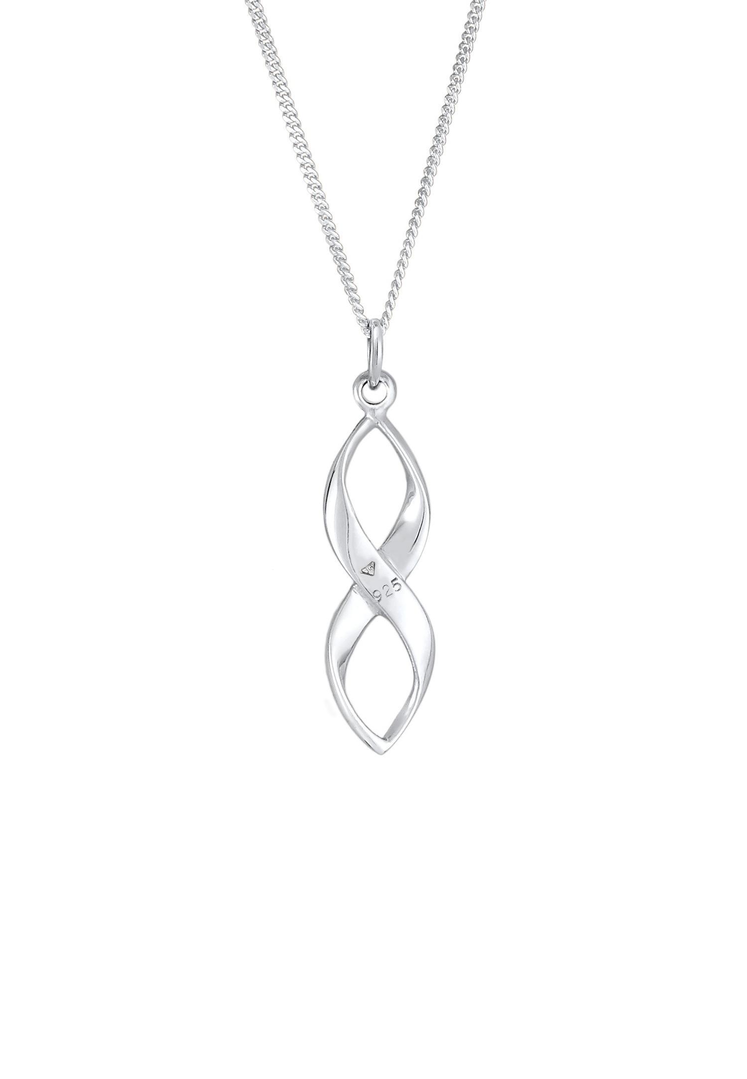Elli Femmes Infinity Orné de cristaux en argent sterling 925