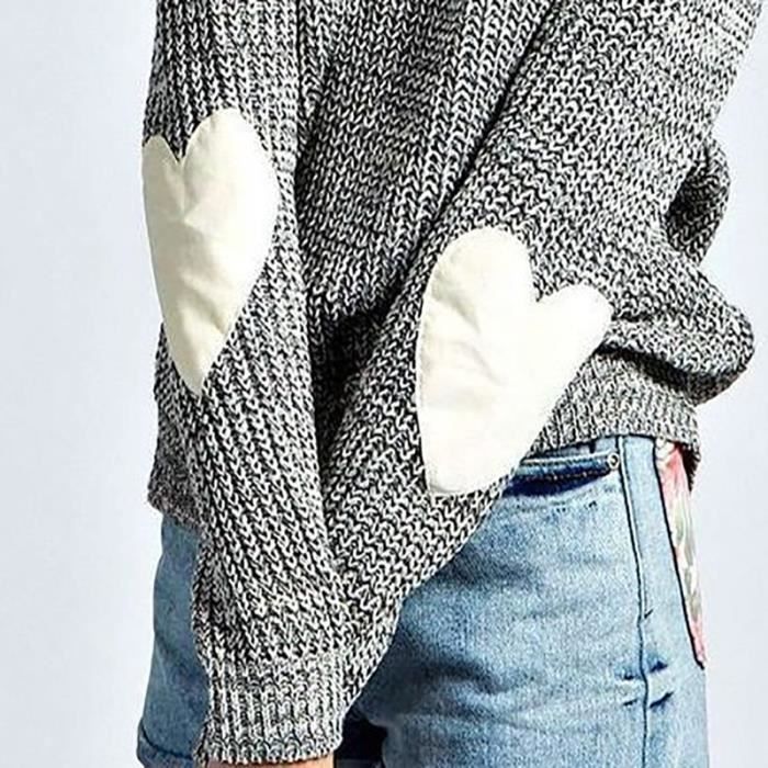 Suéter feminino de grife, cor r, branco e vermelho