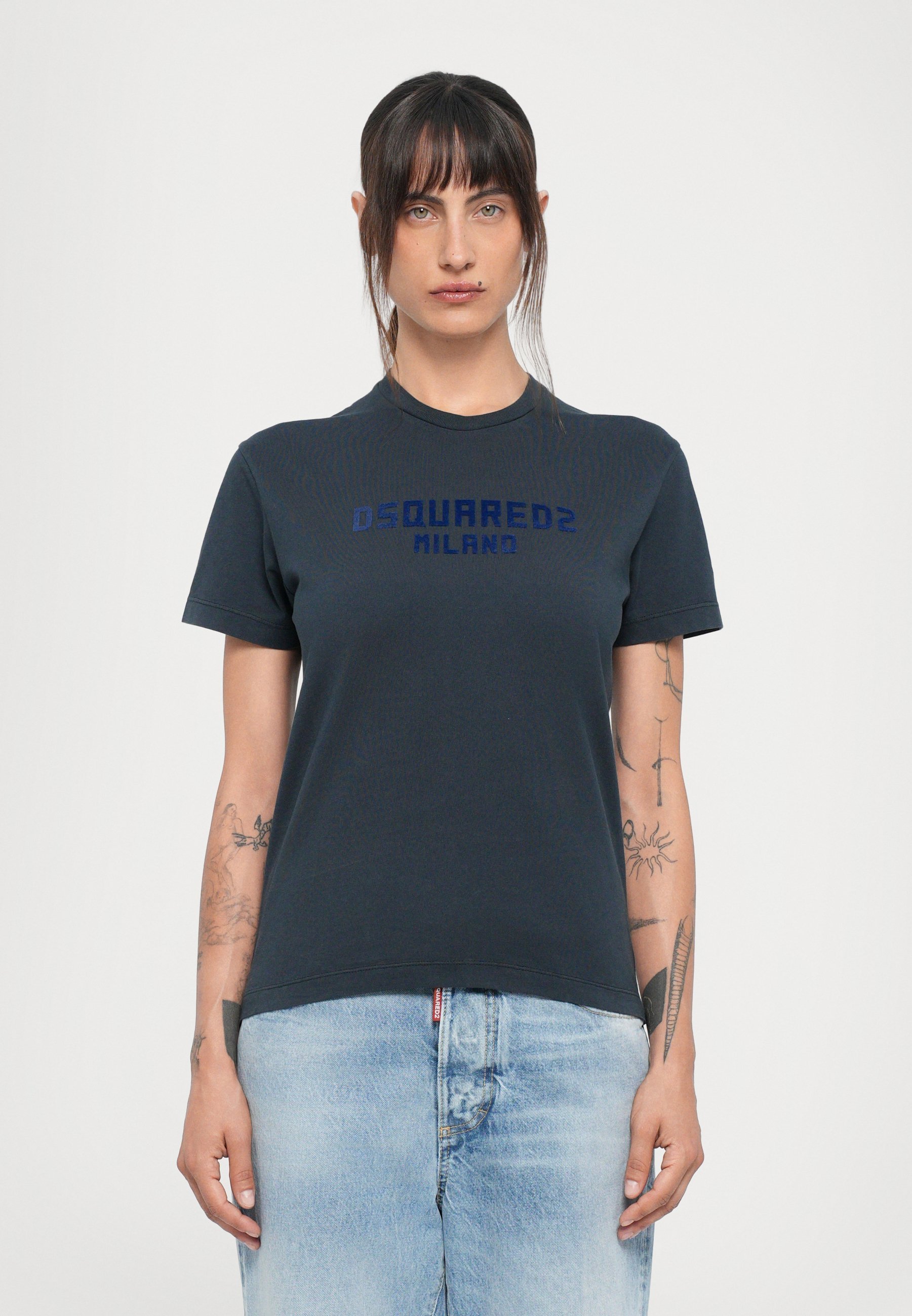 T-shirt imprimé Dsquared2 JUST RIGHT - bleu marine