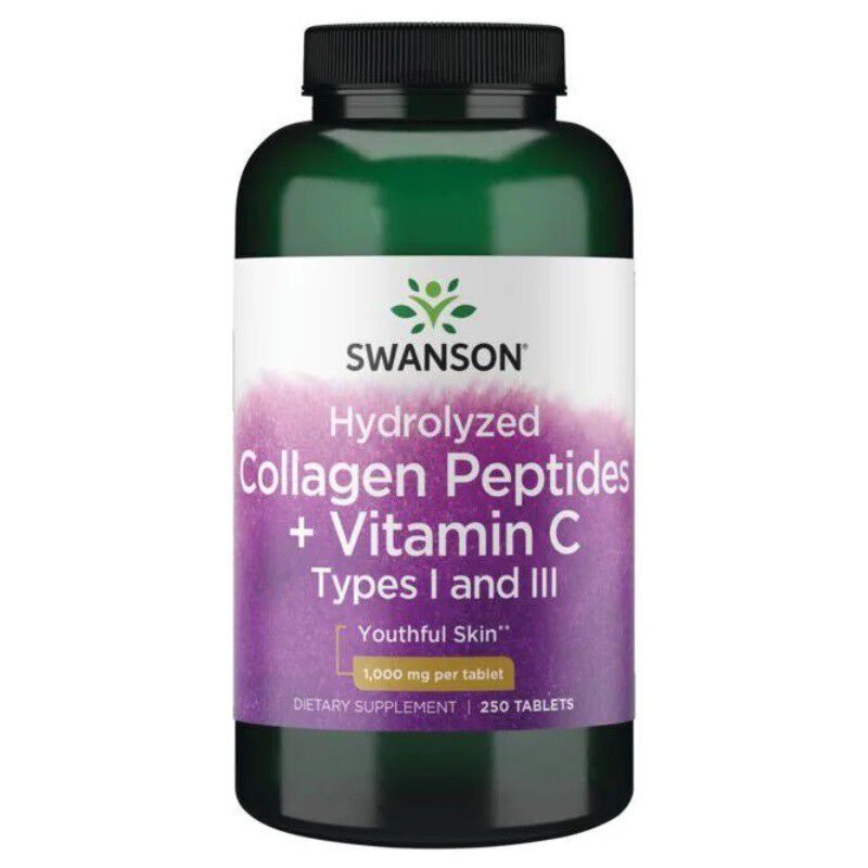 Swanson Hydrolyserade Kollagenpeptider + C-vitamin