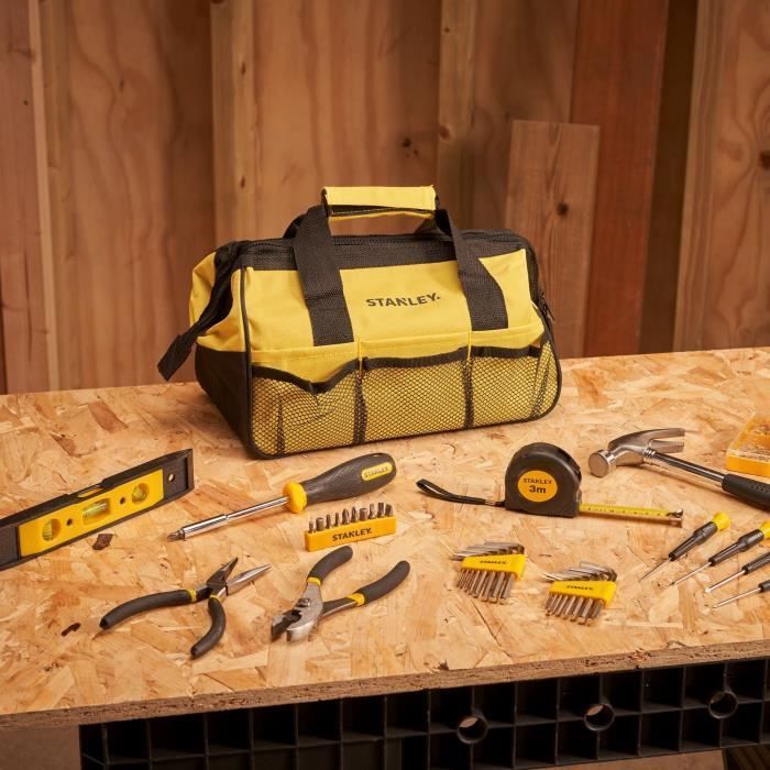Coffret d'outils - STANLEY - STMT0-74101 - 38 pièces - Métal - Noir