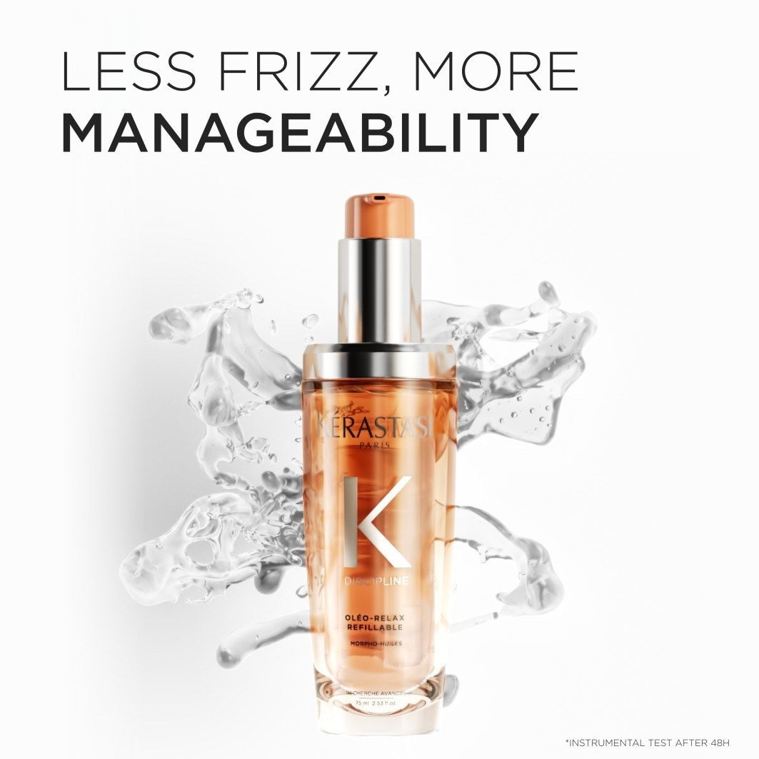 Kérastase Discipline Oléo-Relax matu eļļa – 75 ml – uzpildīšanas iepakojums