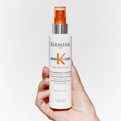 Kérastase Nutritive Lotion Thermique Sublimatrice Blow-Dry Selvityssuihke Kuiville, Hienoille Hiuksille 150 ml