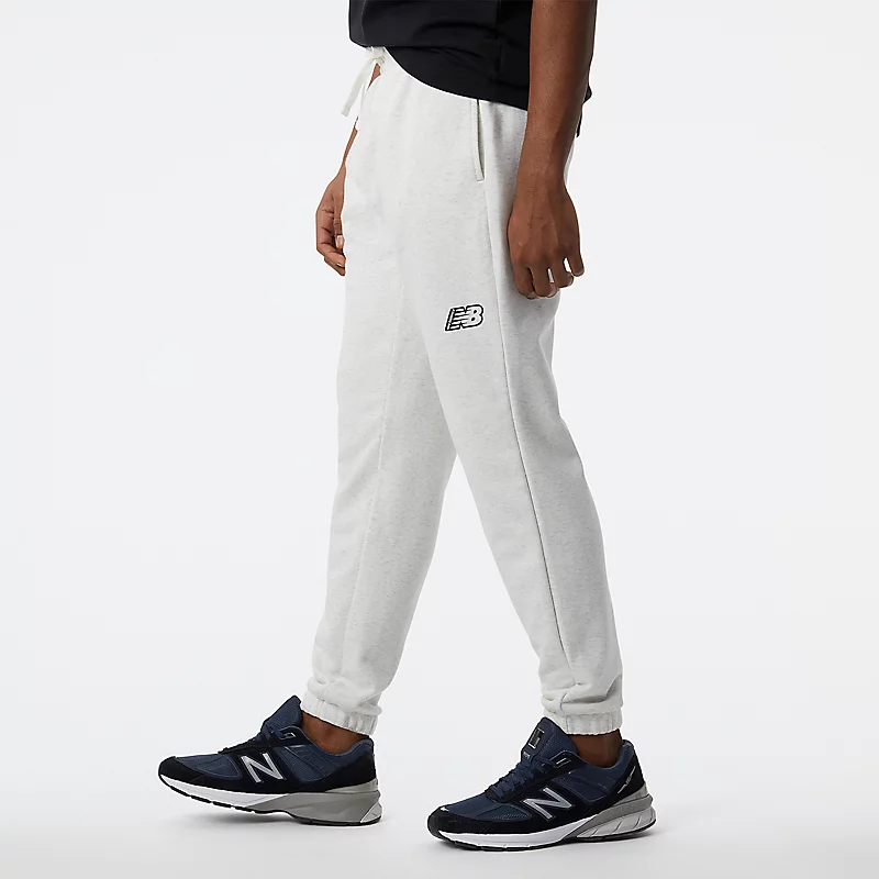 NB Essentials Magnify Fleece Herenbroek - SEA SALT HEATHER