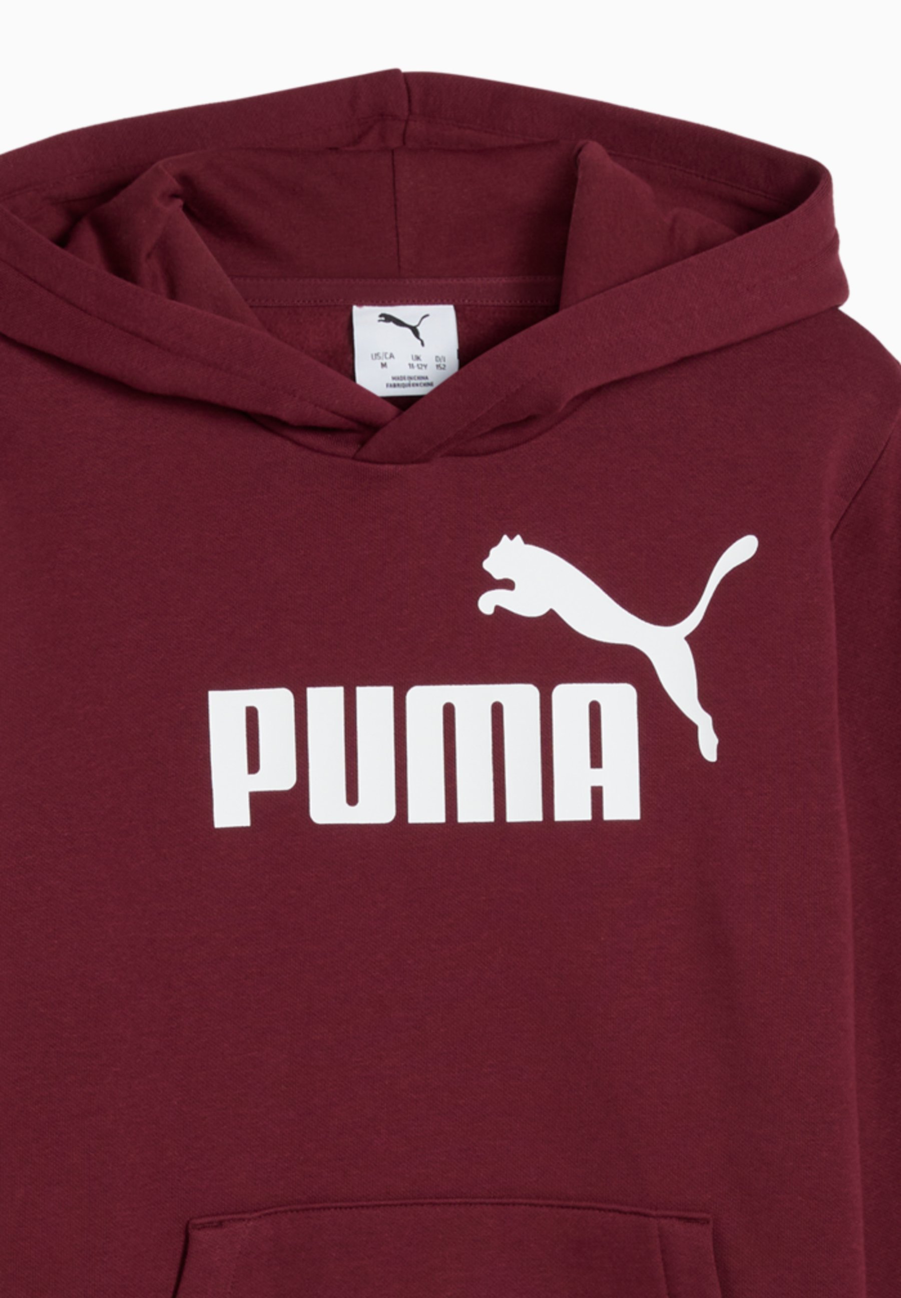Puma LOGO - Hoodie - robijnrode glans