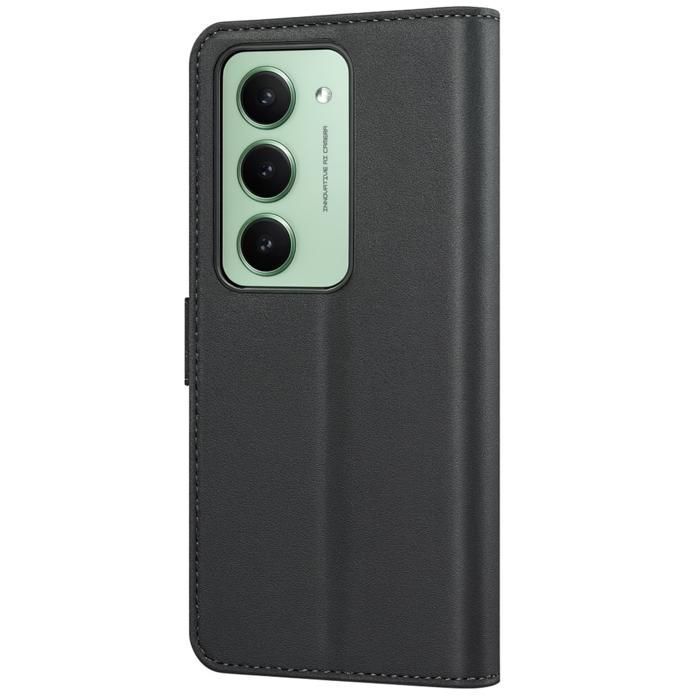 Fodral - PHONILLICO - Xiaomi Redmi 15 - Svart Plånbok - Magnetstängning - Kortfack