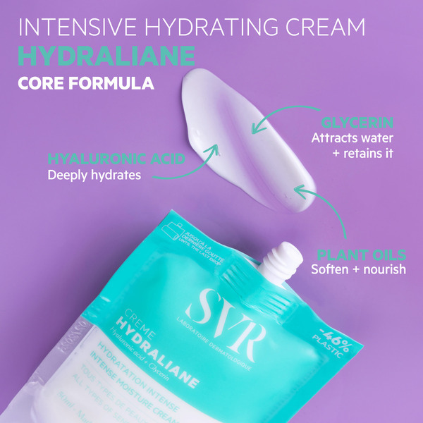 SVR HYDRALIANE Intenzivní hydratační krém s kyselinou hyaluronovou 50 ml