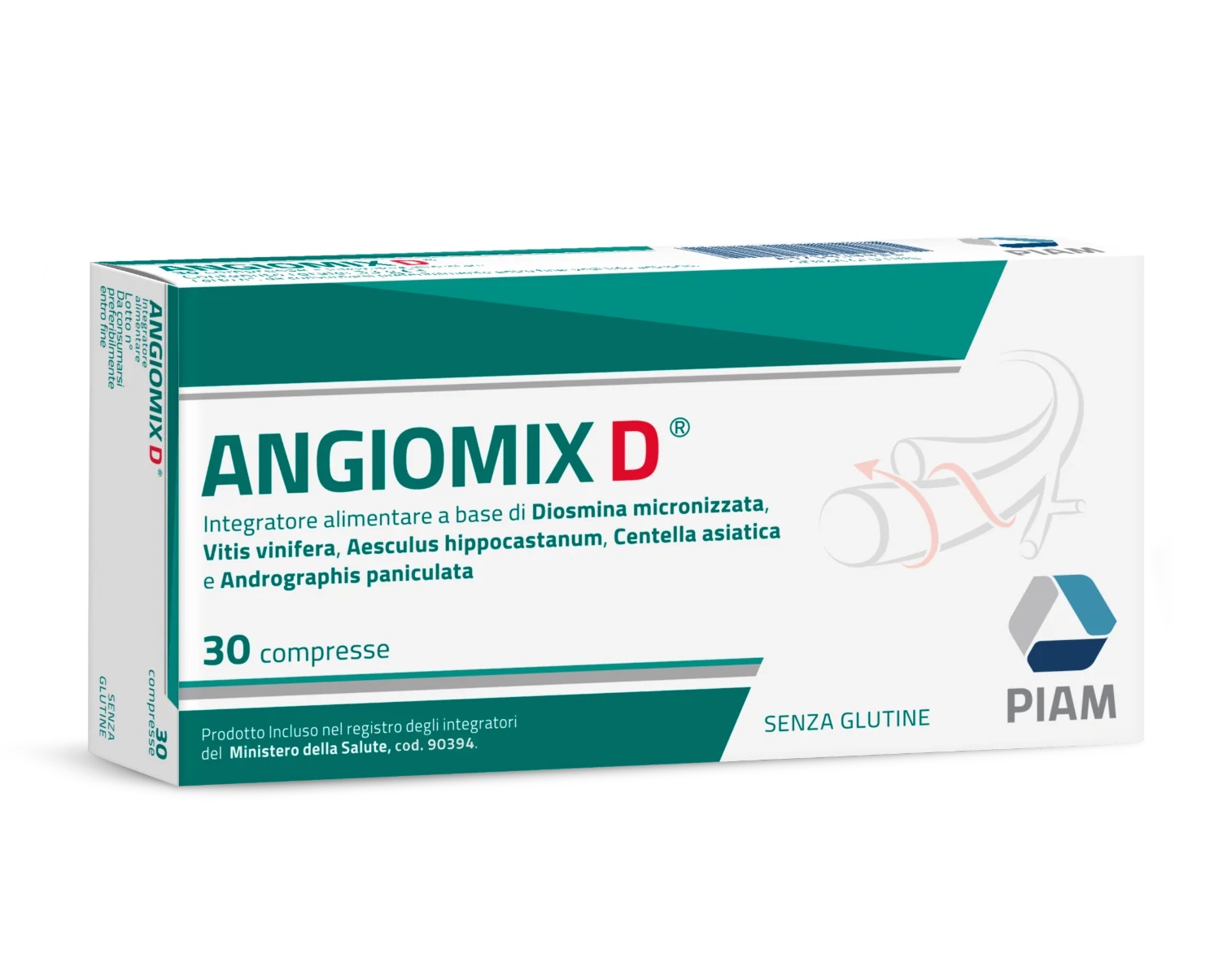 PIAM Angiomix D 30 tabletten, voedingssupplement ter ondersteuning van de microcirculatie