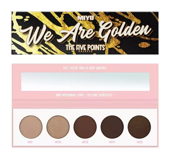 MIYO FIVE POINTS PALETA 5 CIENI DO POWIEK 01