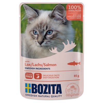 Bozita Pedaços em Sachês de Gelatina 12 x 85g