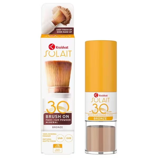 Kruidvat Solait Brush On SPF30 sejas sauļošanās pūderis<br>4g