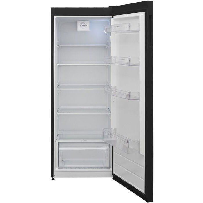 Réfrigérateur - CONTINENTAL EDISON - CEF1D308STB - 1 porte - 308 L - L 59,5 x P 65 x H 155 cm - Noir