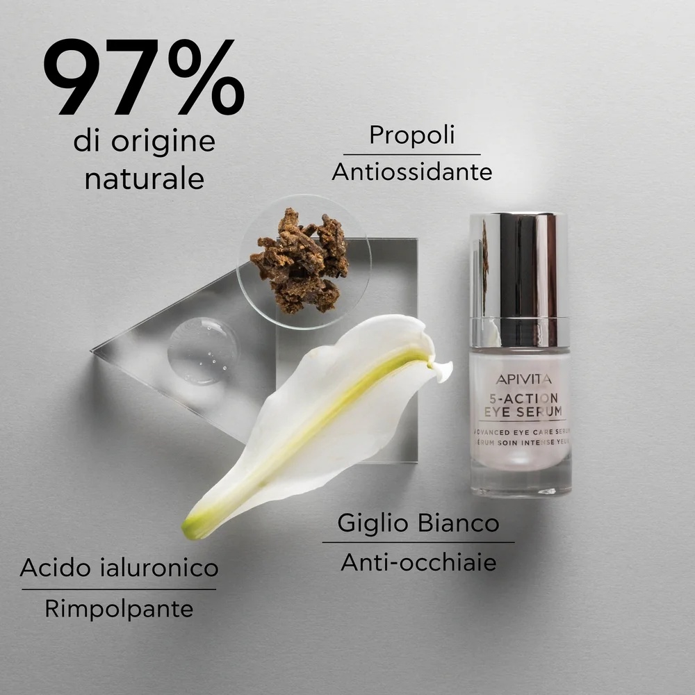 APIVITA Apivita 5-toimega silmaseerum 15 ml/19 intensiivhooldus