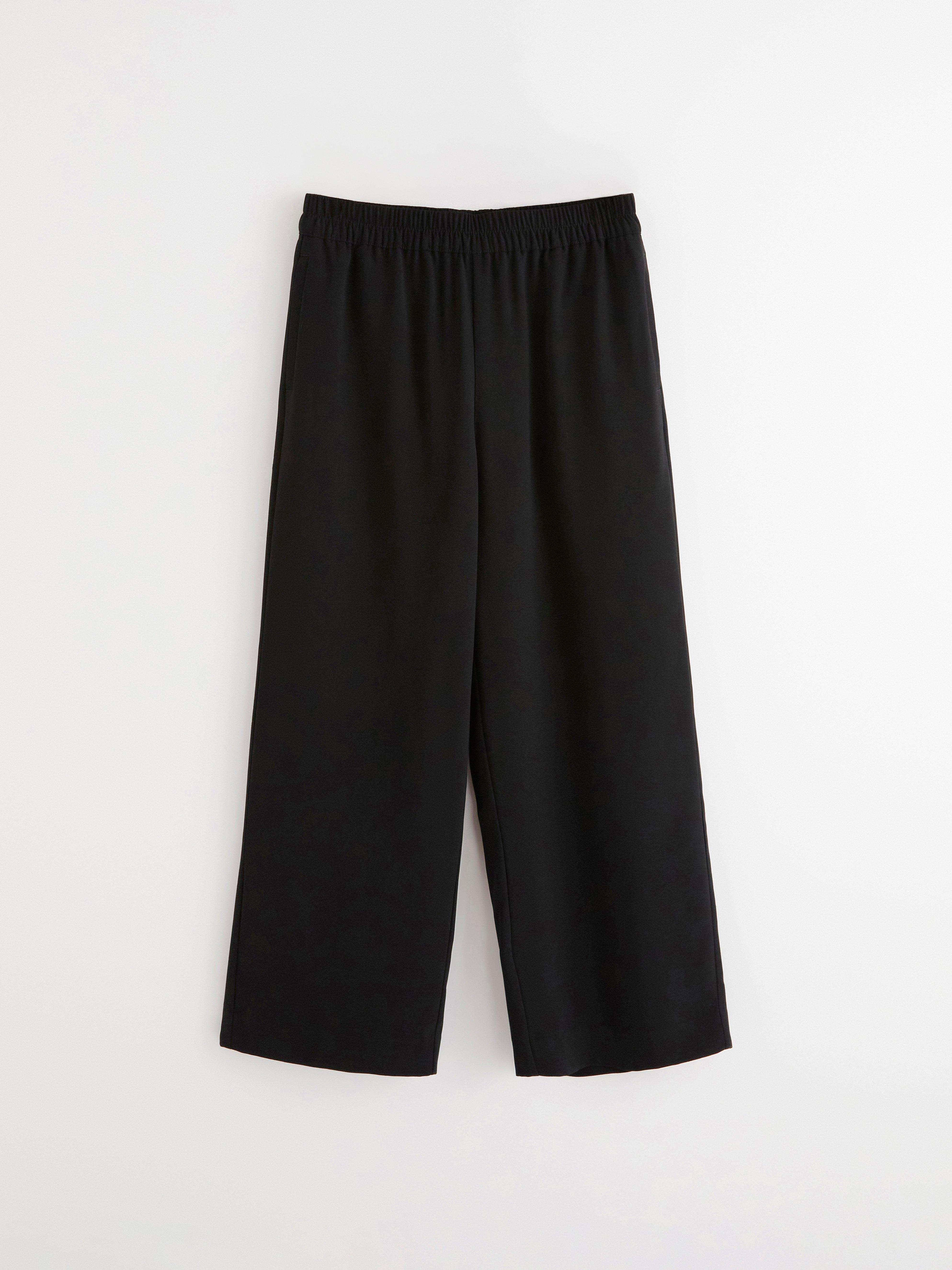 Pantalones rectos cortos BELLA negros